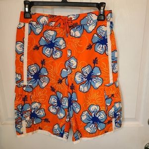 Rad Boyz Men's Medium Classic Board Shorts, Size: Medium Color: Orange